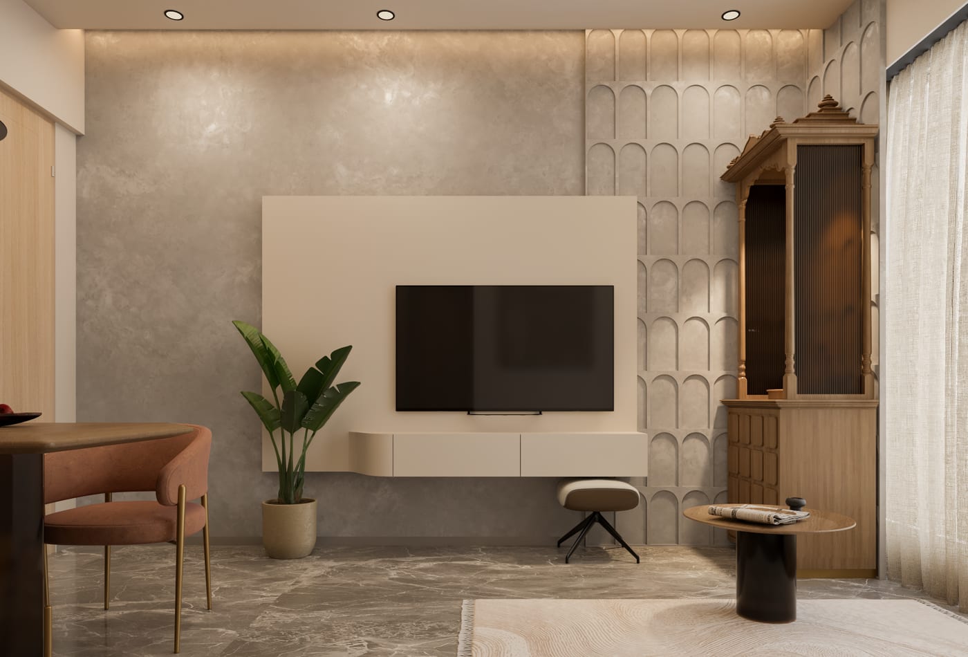 Residential interior at Bandra